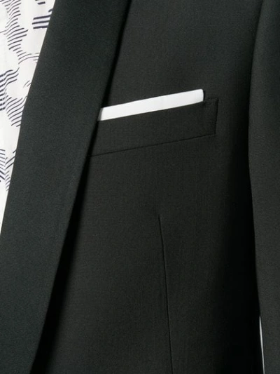 Shop Neil Barrett Tuxedo Single-breasted Blazer In Black