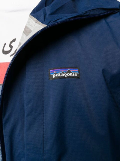 Shop Patagonia Kapuzenjacke Mit Reissverschluss - Blau In Blue