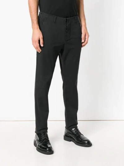 Shop Transit Slim Fit Trousers - Black