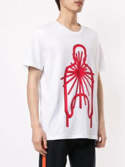 Shop Craig Green Contrast Print T-shirt In White