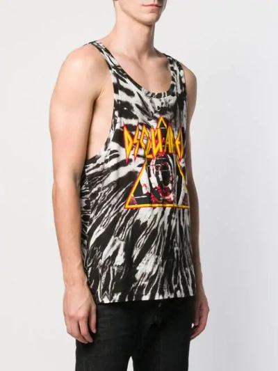 Shop Dsquared2 Tie-dye Tank Top In Brown