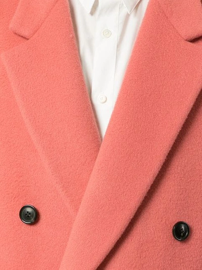 CERRUTI 1881 LONGLINE DOUBLEBREASTED COAT - 粉色