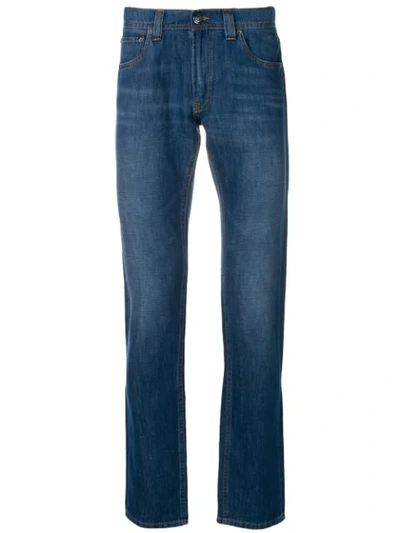 Shop Etro Slim Fit Jeans In Blue