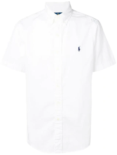 Shop Polo Ralph Lauren Button Down Shirt In White