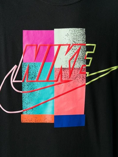 Shop Nike Printed Sweatshirt In Black