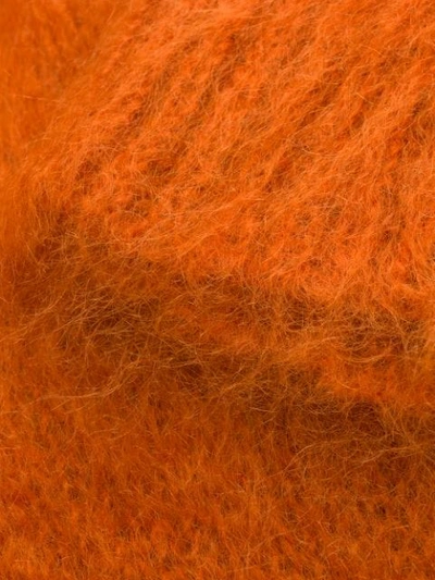 Shop Marni Contrast Collar Jumper In Bir17 Orange