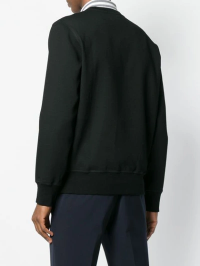 Shop Alexander Mcqueen Skull Patch Sweater In Black