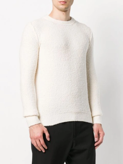 Shop Nuur Inside Out Knit Sweater In White