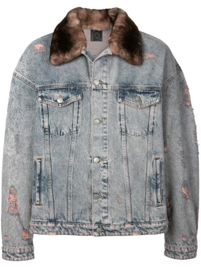 Shop Alchemist 'rocky' Jeansjacke - Blau In Blue