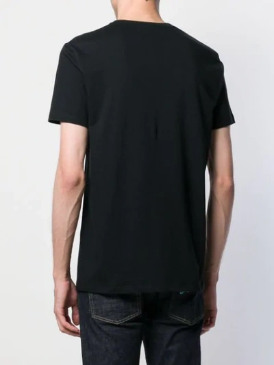 Shop Alexander Mcqueen Skull And Screws Print Round Neck T-shirt In Black