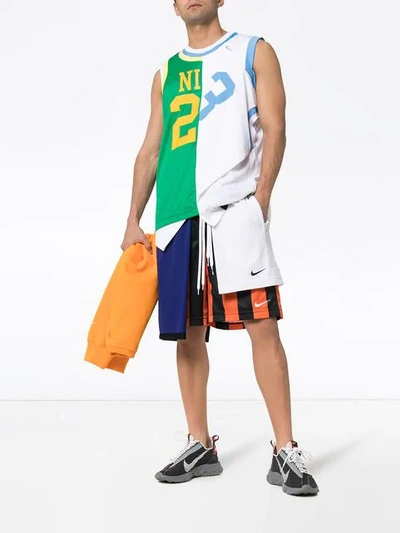 Shop Nike Deconstructed Uni Vest Top In White