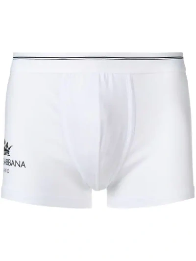 Shop Dolce & Gabbana Classic Briefs In White