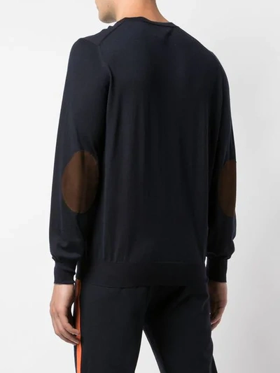 Brunello Cucinelli Crew Neck Jumper In Blue