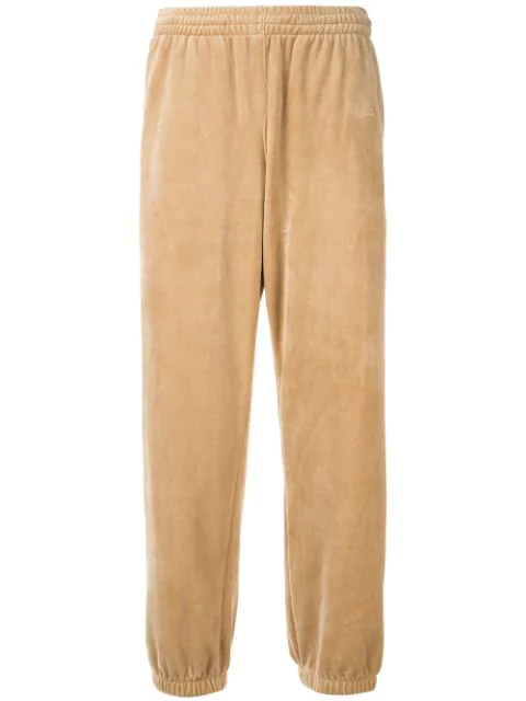 brown warm up pants