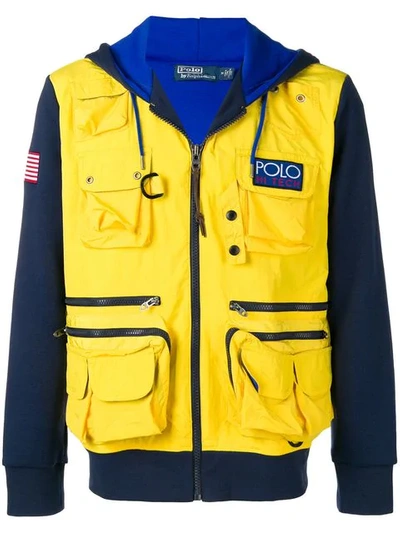 Shop Polo Ralph Lauren Hi Tech Anorak In Yellow ,blue