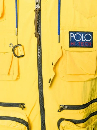 Shop Polo Ralph Lauren Hi Tech Anorak In Yellow ,blue