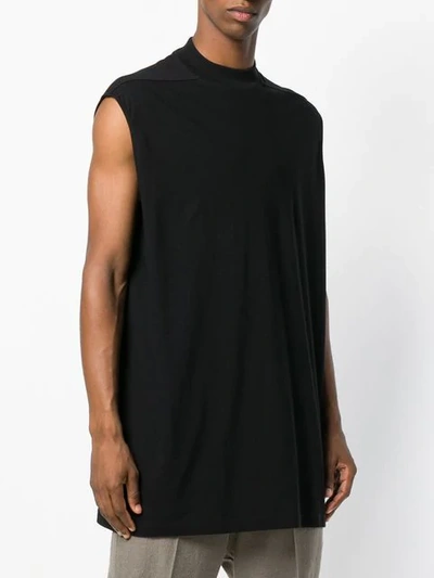 Shop Rick Owens Oversized Tank Top In Black