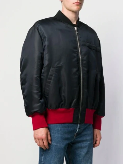 Shop Calvin Klein 205w39nyc Andy Warhol-print Bomber Jacket In Black