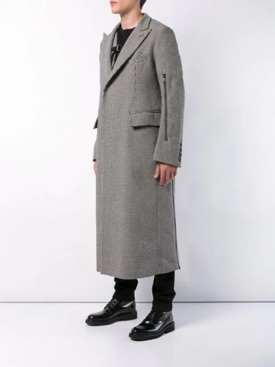 TAKAHIROMIYASHITA THE SOLOIST HOUNDSTOOTH PRINT COAT - 黑色