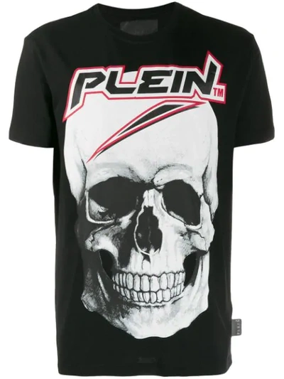Shop Philipp Plein Space Plein T-shirt In Black