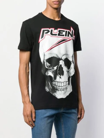 Shop Philipp Plein Space Plein T-shirt In Black