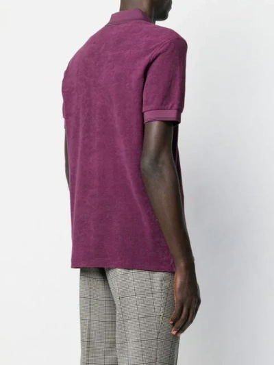 Shop Ermenegildo Zegna Mm Polo Shirt In Purple