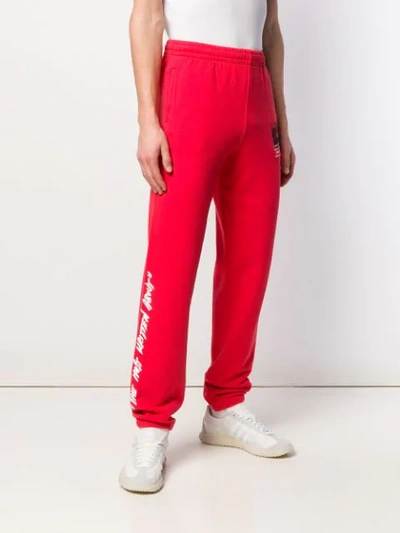 Off-white Monalisa Track Pants In Red