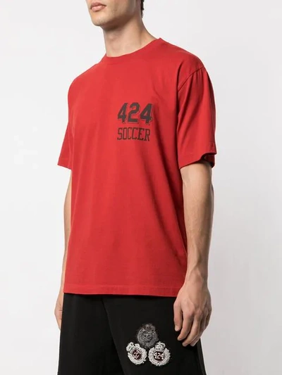 Shop 424 Logo T-shirt - Red