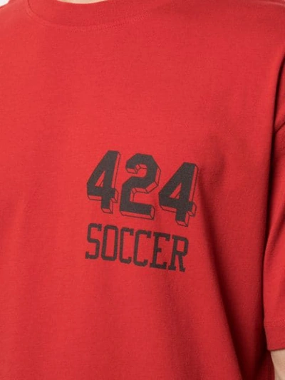 Shop 424 Logo T-shirt - Red