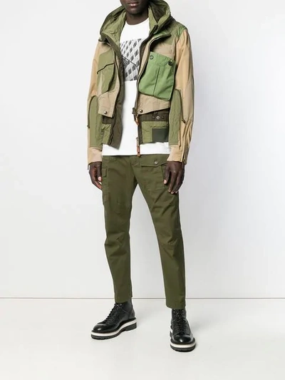 Shop Dsquared2 Sexy Cargo Trousers In Green