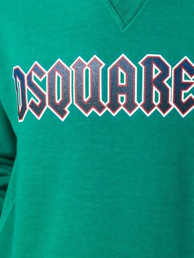 Shop Dsquared2 Graphic Logo Sweatshirt In Black