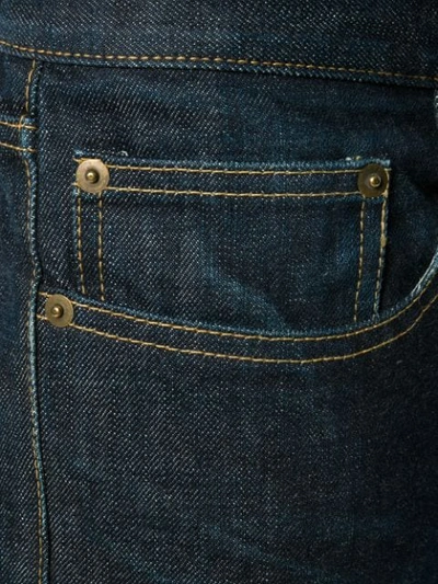 Pre-owned Saint Laurent 2010's Skinny Jeans In Blue