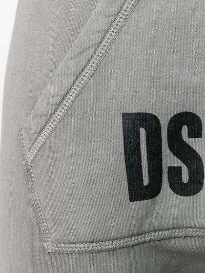 Shop Dsquared2 Logo Panel Track Pants In Grey