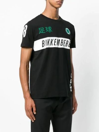 Shop Dirk Bikkembergs Logo Print T In Black