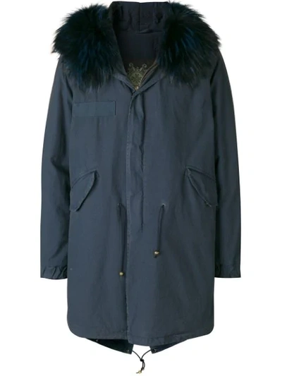 Shop Mr & Mrs Italy Trimmed Hooded Parka In C5000