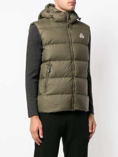 Shop Pyrenex Spoutnic Padded Gilet In Green