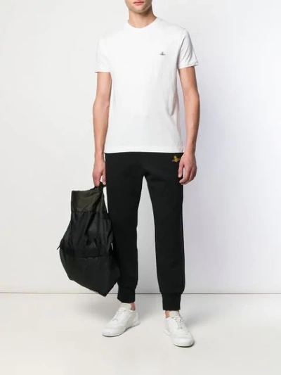 Shop Vivienne Westwood Classic Logo T-shirt In White