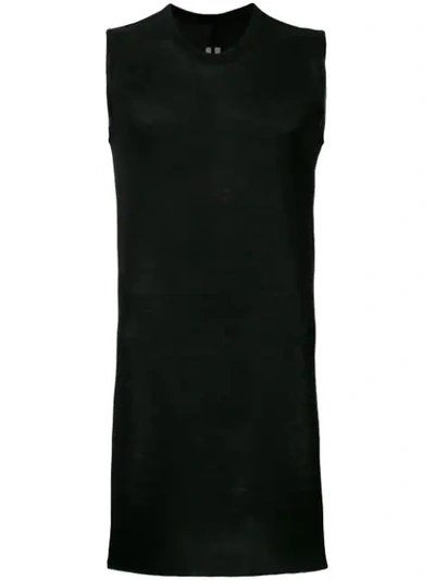 Shop Rick Owens Jersey Tank Top In Black