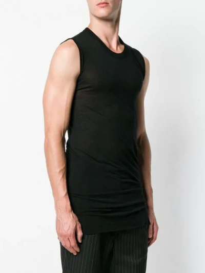 Shop Rick Owens Jersey Tank Top In Black