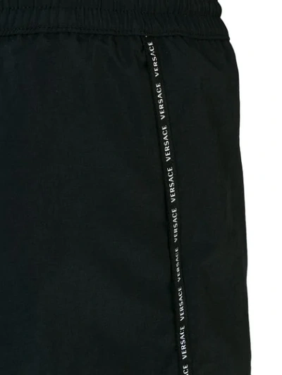 Shop Versace Classic Swim Shorts In Black