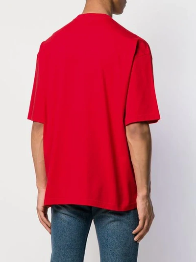 Shop Balenciaga Bb T-shirt In Red