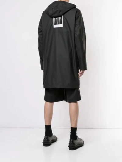 Shop N°21 Slim Rain Jacket In Black