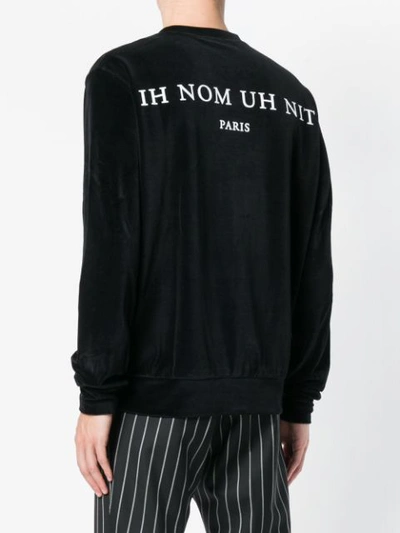 Shop Ih Nom Uh Nit Jersey Sweater In Black