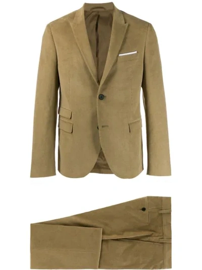 Shop Neil Barrett Two Piece Suit In Neutrals