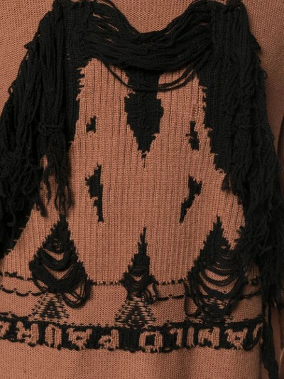 logo knit sweater