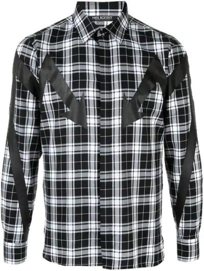 Shop Neil Barrett Arrow Print Shirt In Black