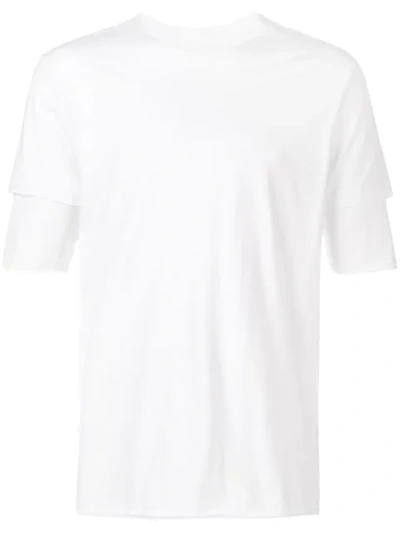 Shop Attachment Layered Sleeve T In White