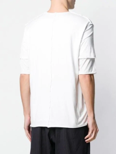 Shop Attachment Layered Sleeve T In White