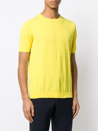 Shop Roberto Collina Knitted T In Yellow