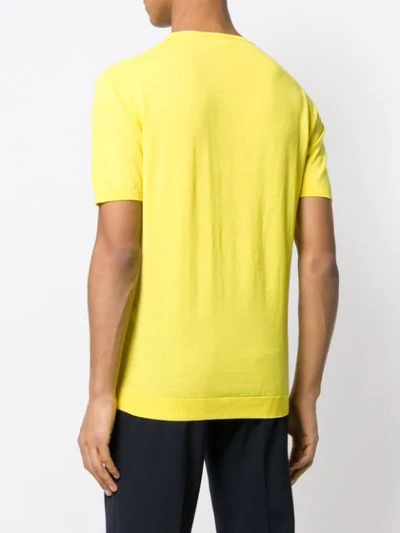 Shop Roberto Collina Knitted T In Yellow